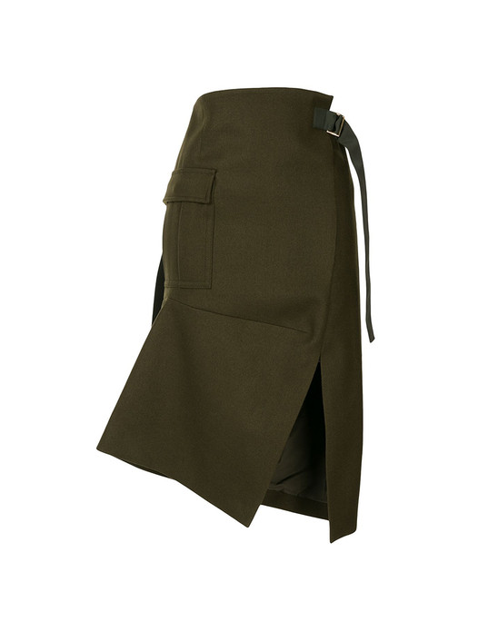 Contrast Blouse With Elastic